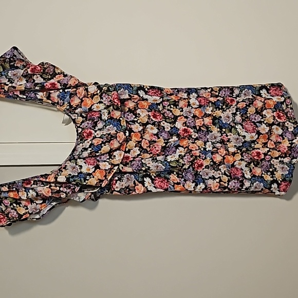 LUCKY BRAND Late Bloomer Floral-Print Cold-Shoulder Cover-Up Dress - Picture 7 of 7